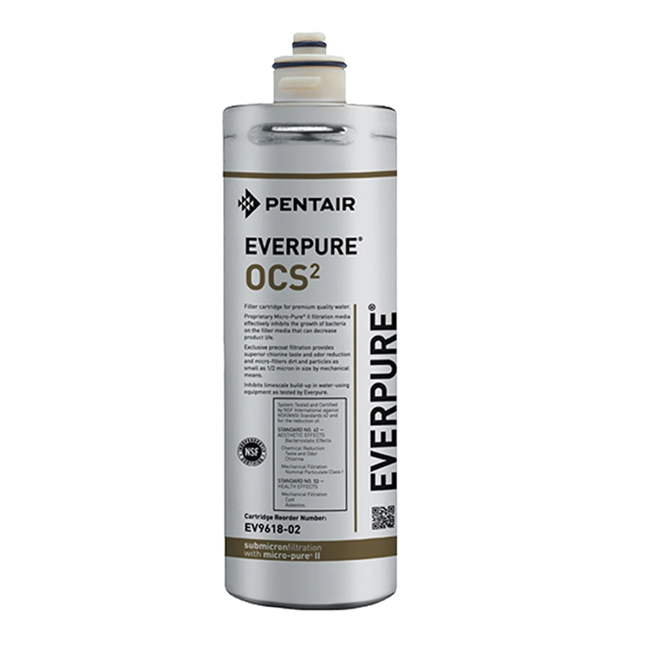 Everpure OCS 1/2 Micron Pre-Coat Water Filter 1 Everpure OCS 1/2 Micron Pre-Coat Water Filter