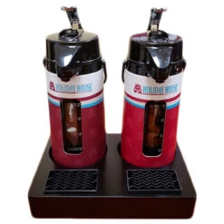 Thermal Airpot Black Bamboo 2 Pot Display Rack