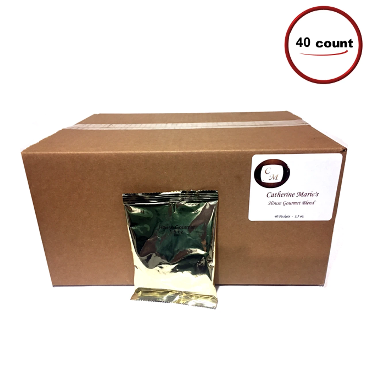 Catherine Marie's House Blend Coffee Packets 40/CT 1.5 Oz 1 Catherine Marie's House Blend Coffee Packets 40/CT 1.5 Oz