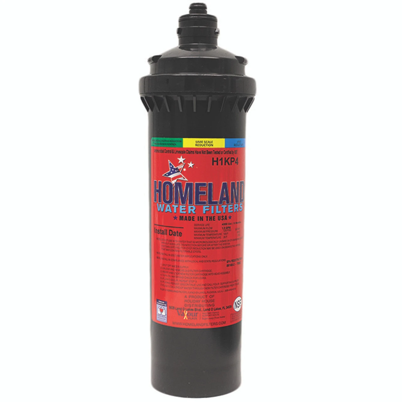 Homeland H1KP4 1/2 Micron Carbon Block Water Filter 1 Homeland H1KP4 1/2 Micron Carbon Block Water Filter