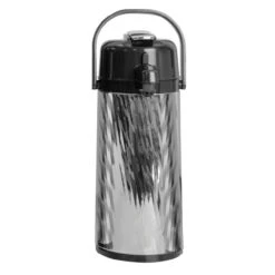 Newco 2.2 Liter Thermal Coffee Airpot Diagonal Silver