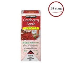 Bigelow Cranberry Apple Herbal Tea 168 Bags