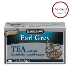 Bigelow Earl Grey Natural Bergamot Tea 168 Bags