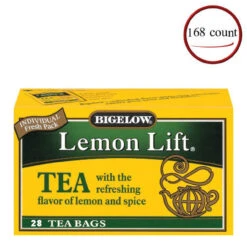 Bigelow Lemon Lift Tea 6 Boxes/ 24 CT/ 168 Bags