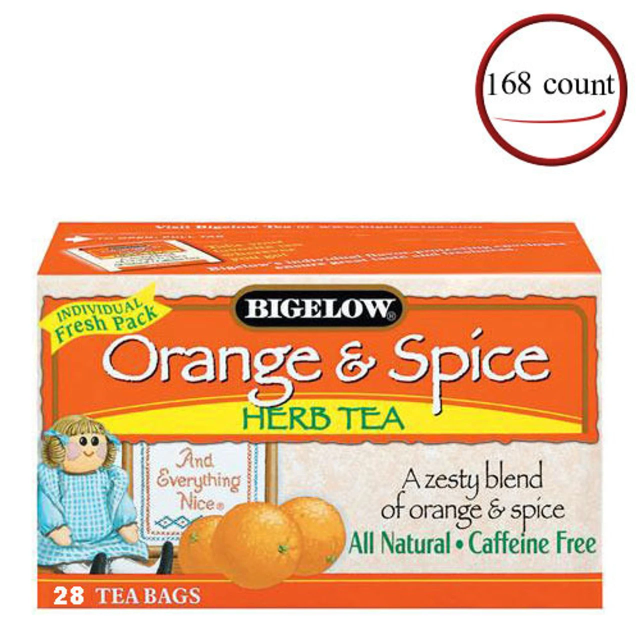 Bigelow Orange And Spice Herbal Tea 168 Bags 1 Bigelow Orange And Spice Herbal Tea 168 Bags