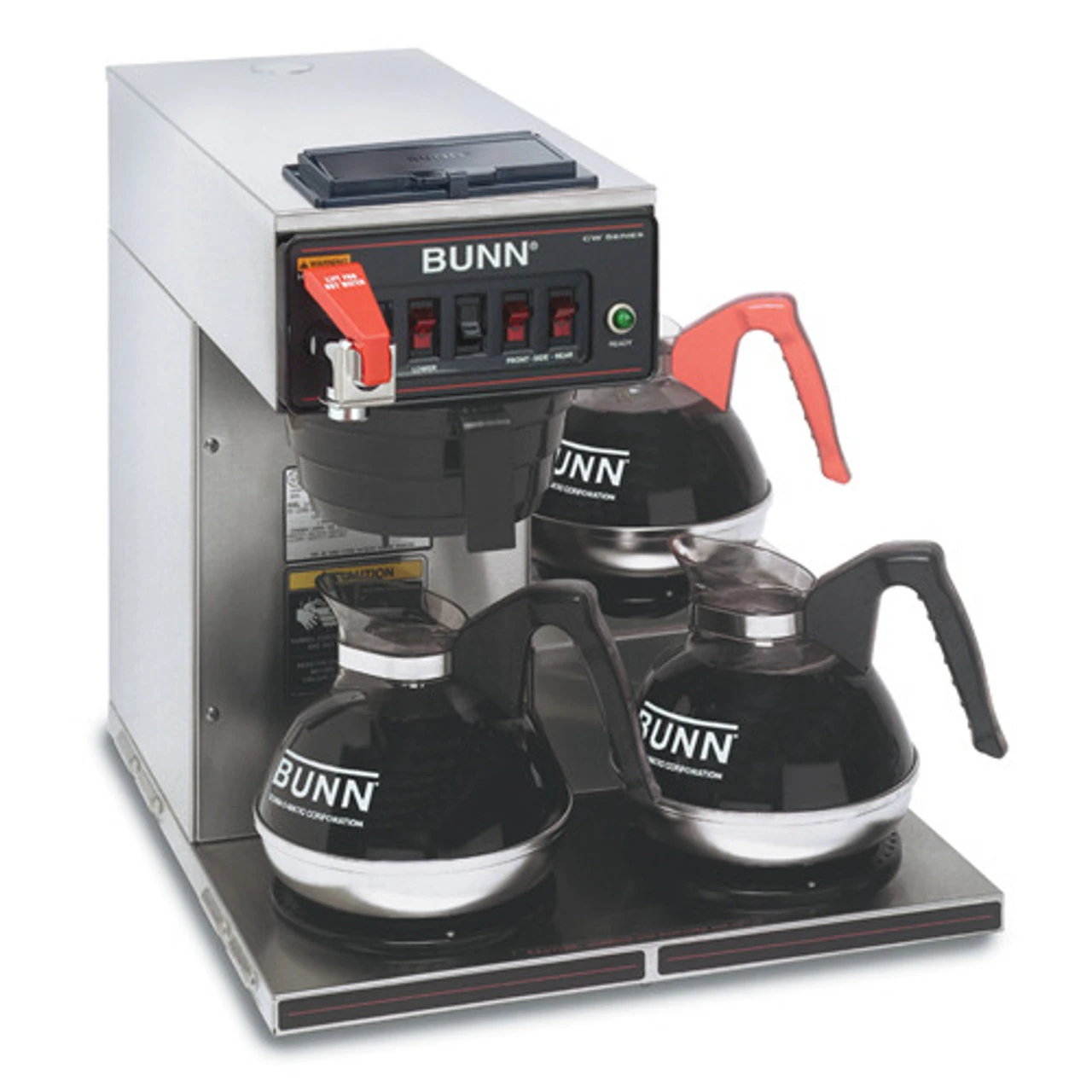 BUNN® Bunn CWTF-DV-3 Dual Volt Stainless Steel Coffee Machine 1 BUNN® Bunn CWTF-DV-3 Dual Volt Stainless Steel Coffee Machine