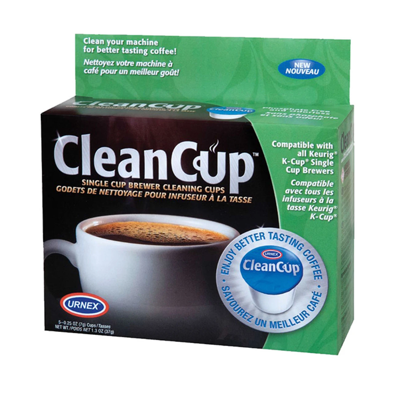 Urnex Clean Cup K-Cup Brewer Cleaning Cups 5 Count 1 Urnex Clean Cup K-Cup Brewer Cleaning Cups 5 Count
